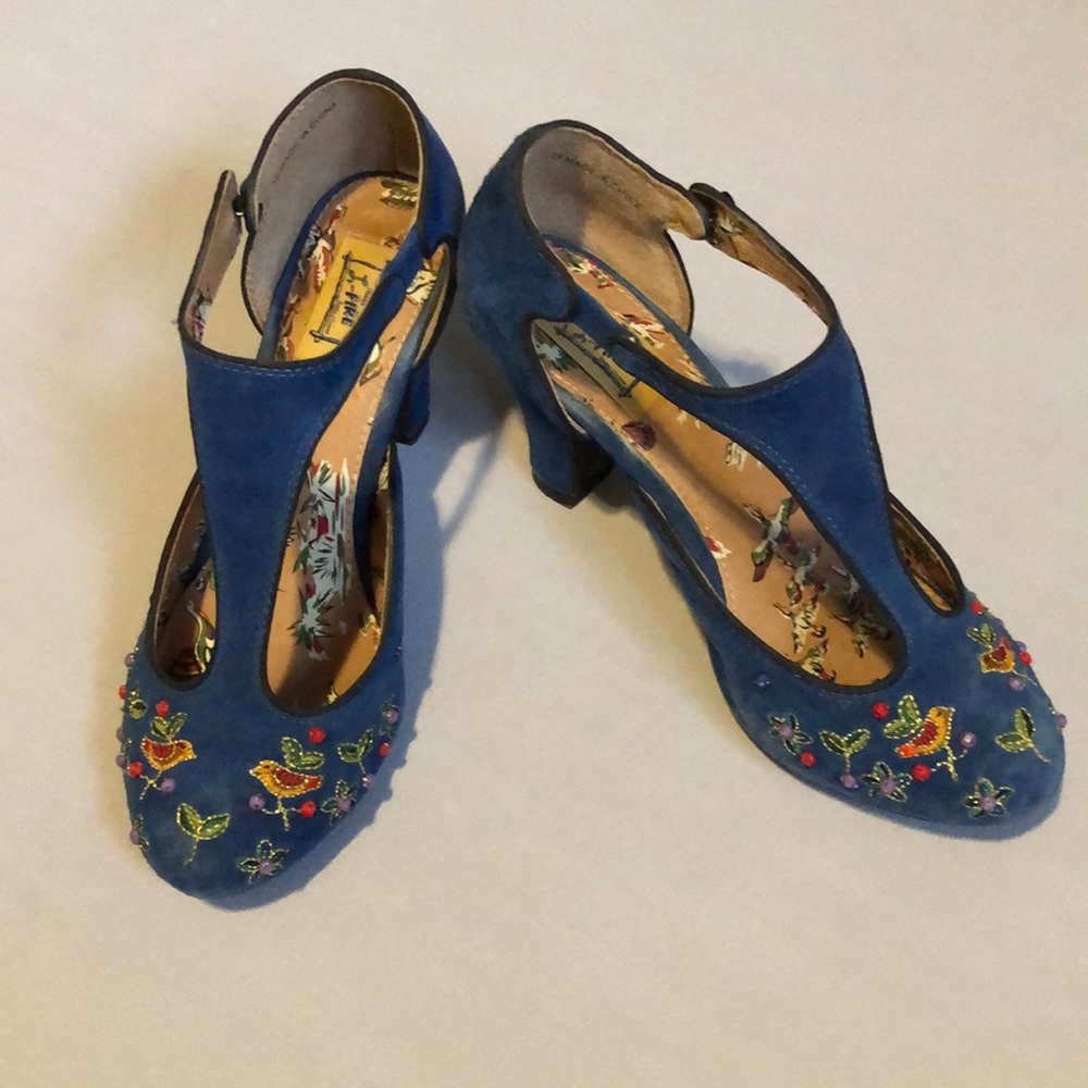 Lovely embroidered shoes. Size 39. Only worn inside a few times.